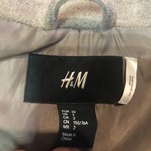 Tan H&M Coat Size 2 - Picture 2 of 2